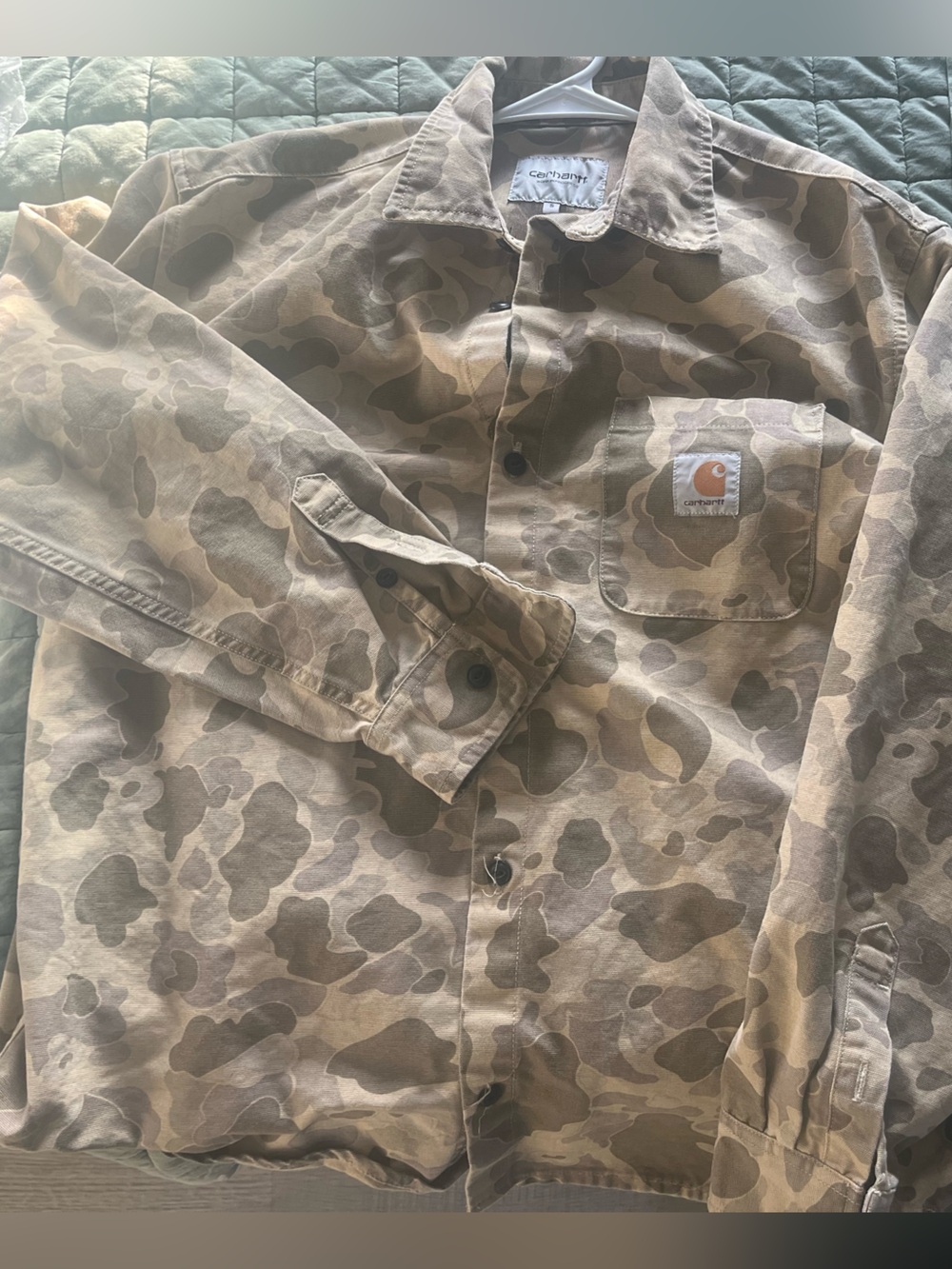 Carhartt WIP Camo Duck Canvas Overshirt / Shirt Jacket